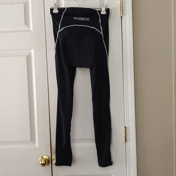 K898  black cycling pants  SZ M NWT - Picture 4 of 7